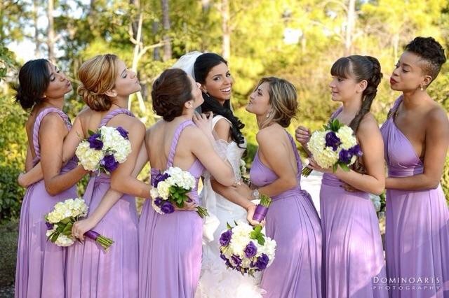 lavender bridal dresses